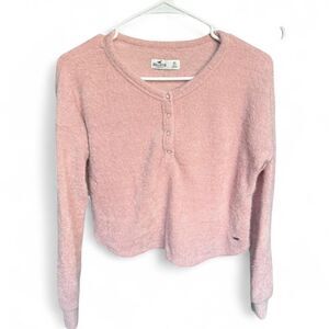 Hollister Women's Pink Sweater XS